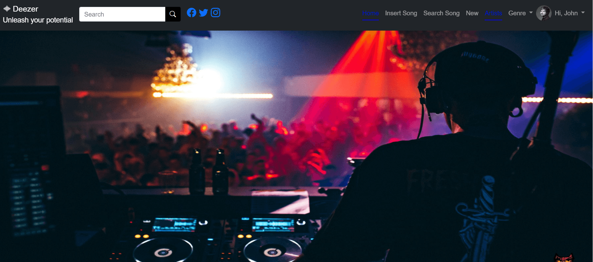 Online Music Website